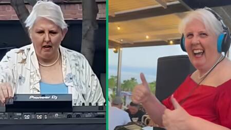 Gogo showcases her surprising DJ skills in a viral video, Mzansi is impressed