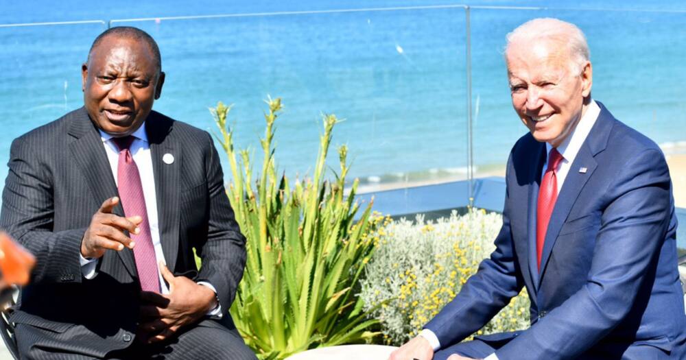 Ramaphosa, Joe Biden, United States of America, G7, Covid-19