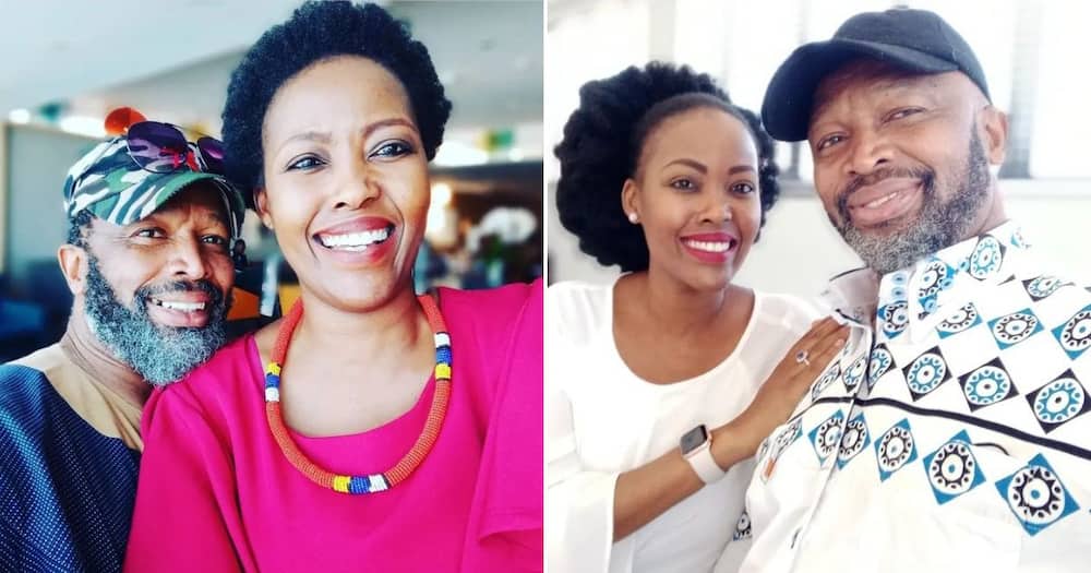 Sello Maake ka Ncube and his wife Pearl showed each other love on Twitter.