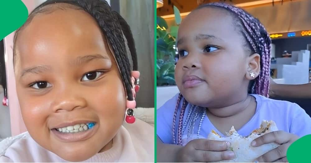 Little girl eating at Spur says it's the best day of her life.
