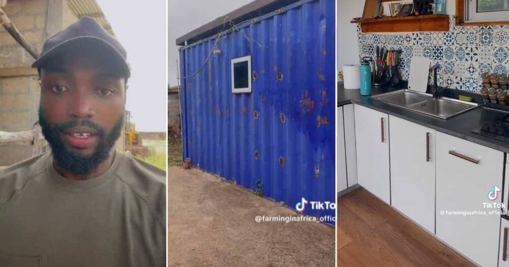Tiny container home with palatial interior Tiny container home with palatial interior