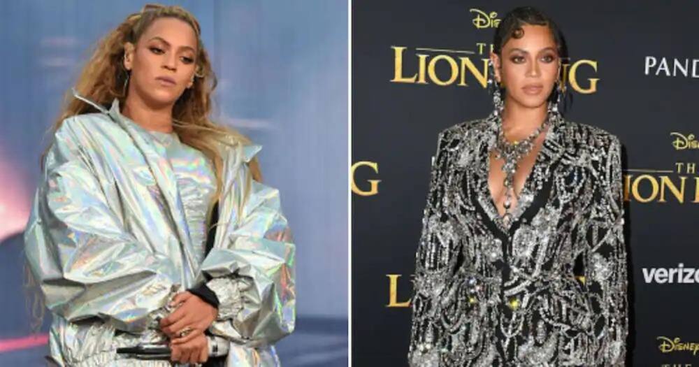 Beyoncé serves fashion goals in a denim-on-denim look.