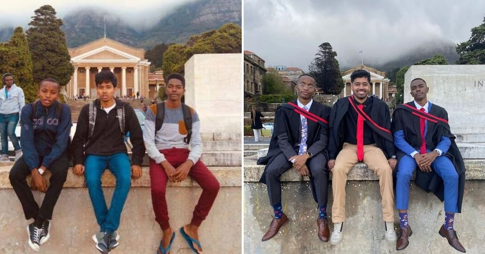 3 Men, Friends, First Year, Degrees, Mzansi, Education