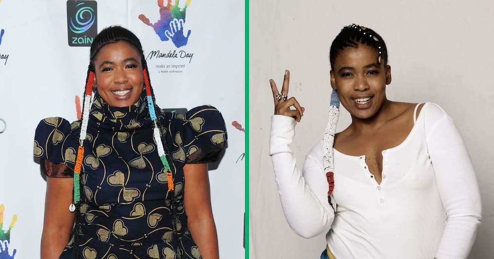 Thandiswa Mazwai at '46664 Celebration Concert' at Radio City Music Hall in New York City, and studio '46664 Arctic' concert at Fyllingen.