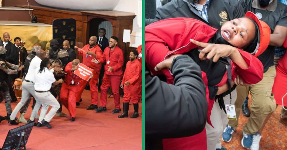 Parliament's Powers and Privileges Committee penalised members of the Economic Freedom Fighters for disrupting the SONA in 2022