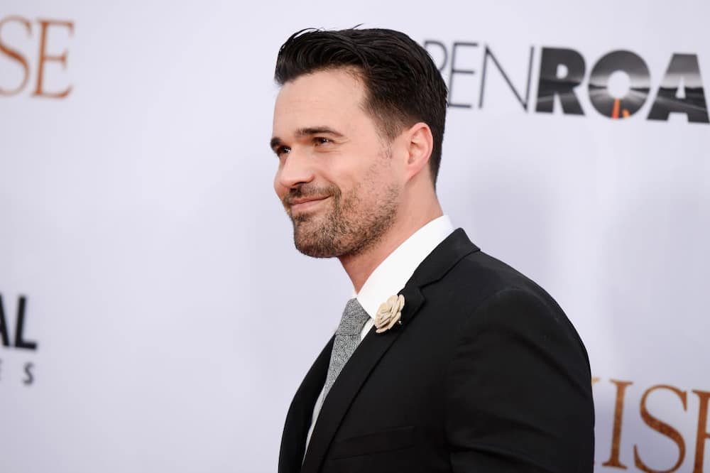 Actor Brett Dalton arrives at the Los Angeles premiere of 'The Promise'