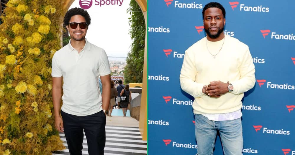 Trevor Noah hangs out with Kevin Hart