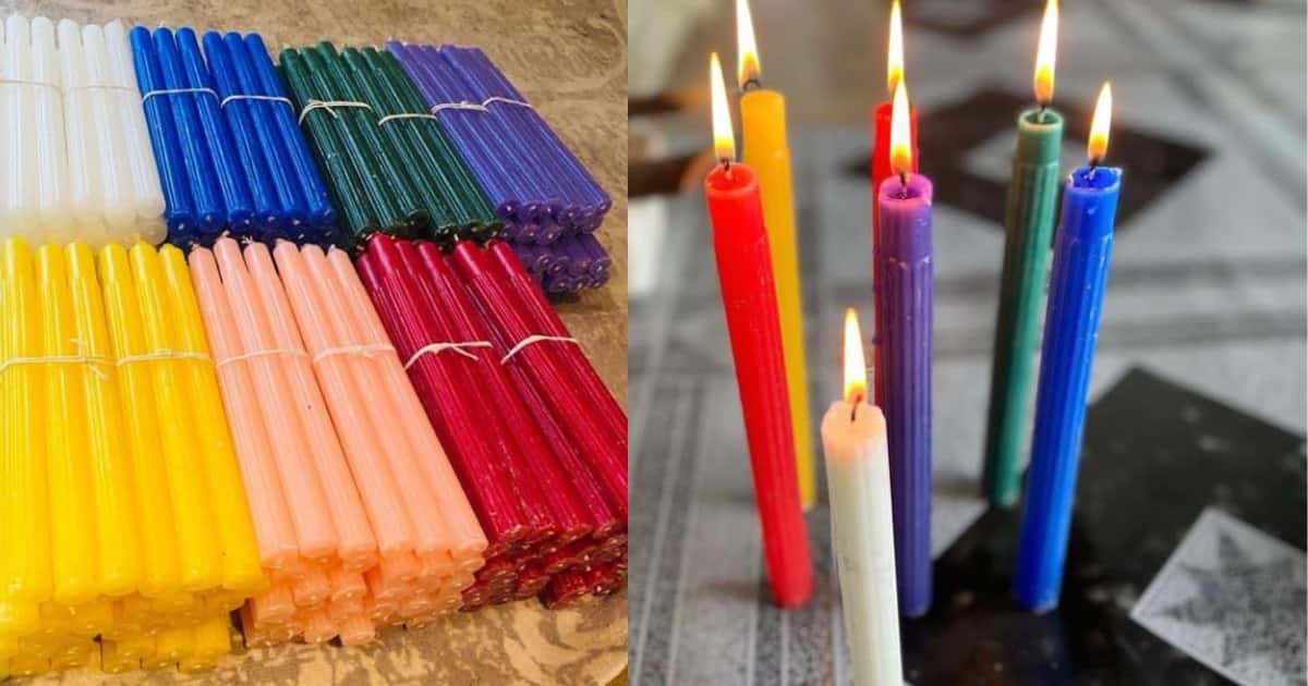 The meaning of candle colours in the spiritual practice of sangomas