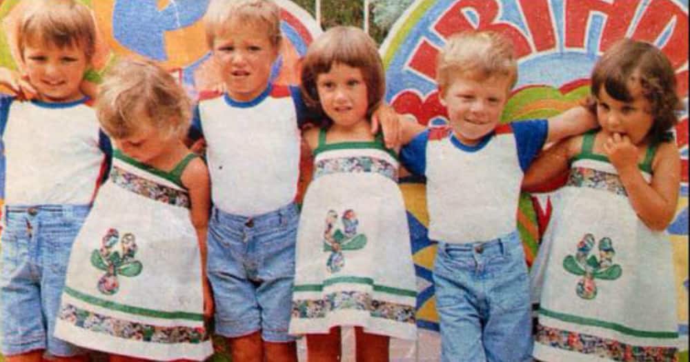 David, Grant, Jason, Emma, Nicolette and Elizabeth Rosenkowitz are the world's first surviving sextuplets.