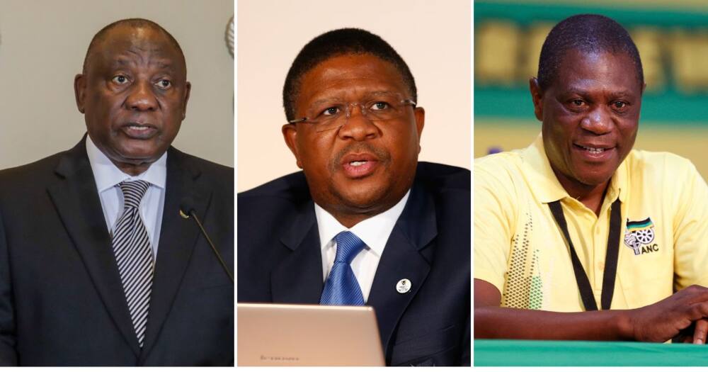 Fikile Mbalula claims there's no tension between President Cyril Ramaphosa and Paul Mashatile