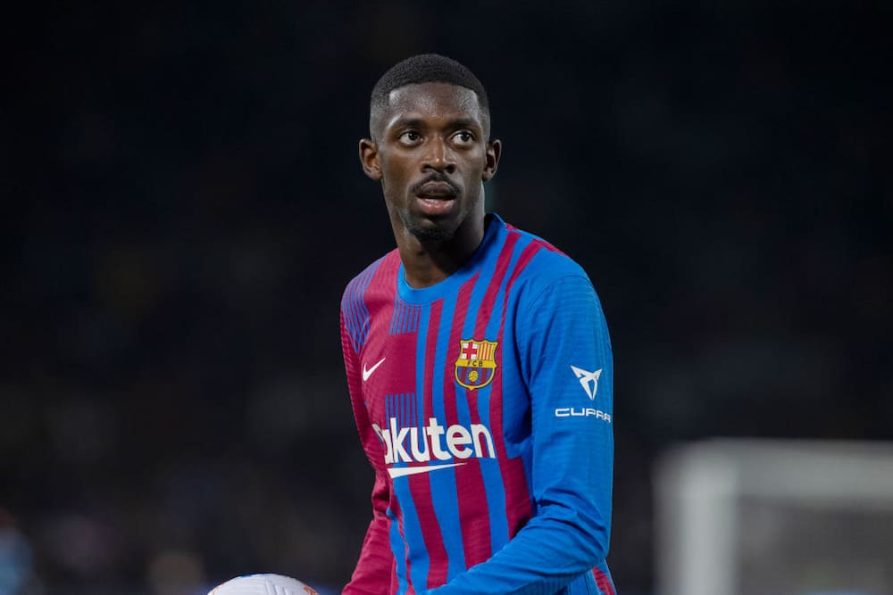 Ousmane Dembele during the match between FC Barcelona and the A-League All Stars at Accor Stadium in Sydney, Australia.