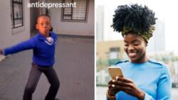 TikTok video of son's "antidepressant" dance for mom goes viral, Mzansi cracks up: "He's a whole vibe"