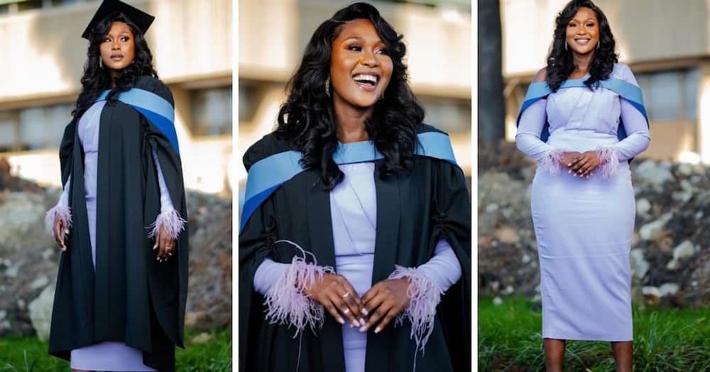 Lady shares her graduation photos