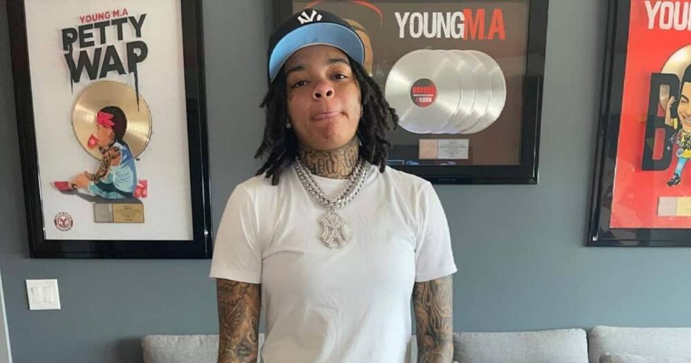 Young MA has been hit with pregnancy rumours.