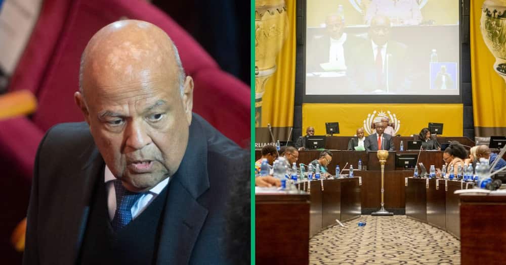 Public Enterprises Minister Pravin Gordhan threatened to take a parliamentary comment to court