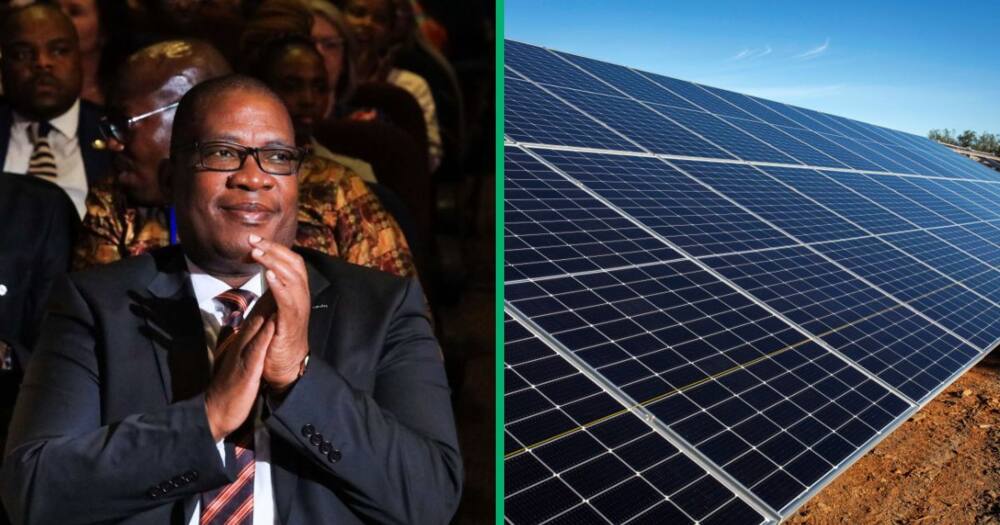 Panyaza Lesufi announced a R1.2 billion solar and gas turbine project