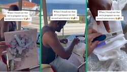 South African woman surprises husband with pregnancy test on 2nd anniversary in TikTok video