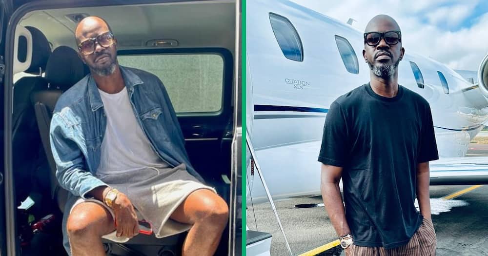 Black Coffee shares vacation pics in France.