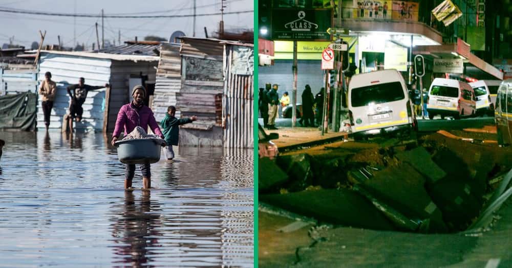 Johannesburg CBD and Alexandra town flooding