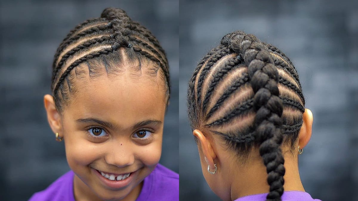 Hairstyles for kids with short natural hair