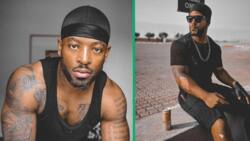 Prince Kaybee shows off lean body from 6 days fasting and training regimen: "Never felt better"