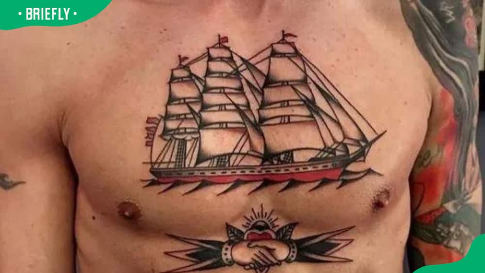 What is the symbolism of a chest tattoo?