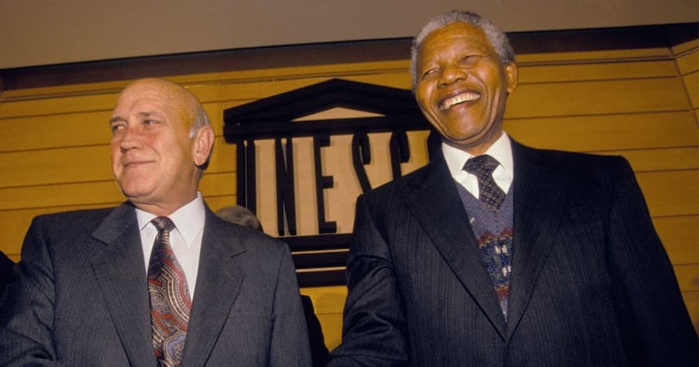 FW de Klerk, Nelson Mandela, political prisoner