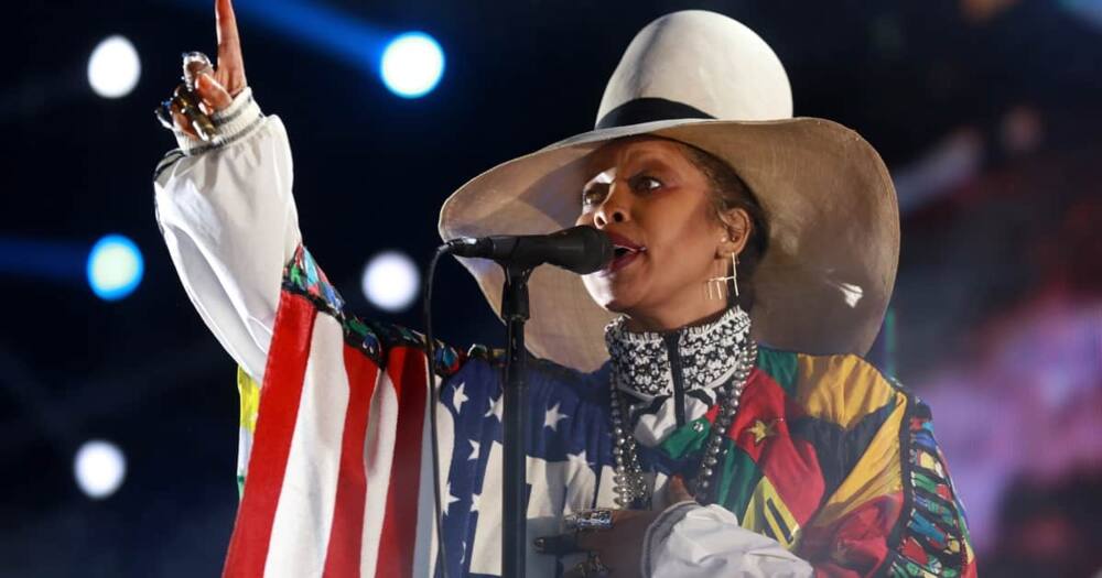 Erykah Badu attended Obama's 60th birthday party, and she apologised for recording it. Photo: Getty Images.