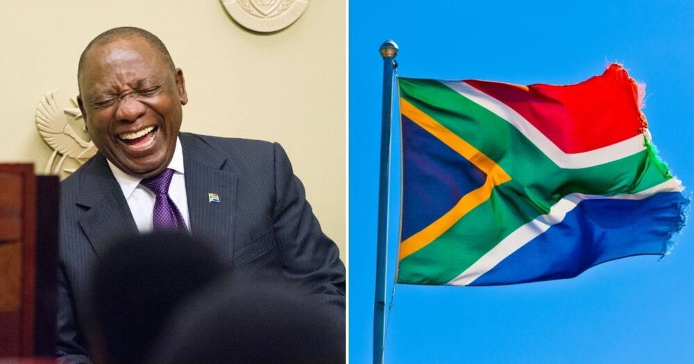 Cyril Ramaphosa, Nathi Mthethwa, cancel, R22m flag, Cabinet, viral video, laughing