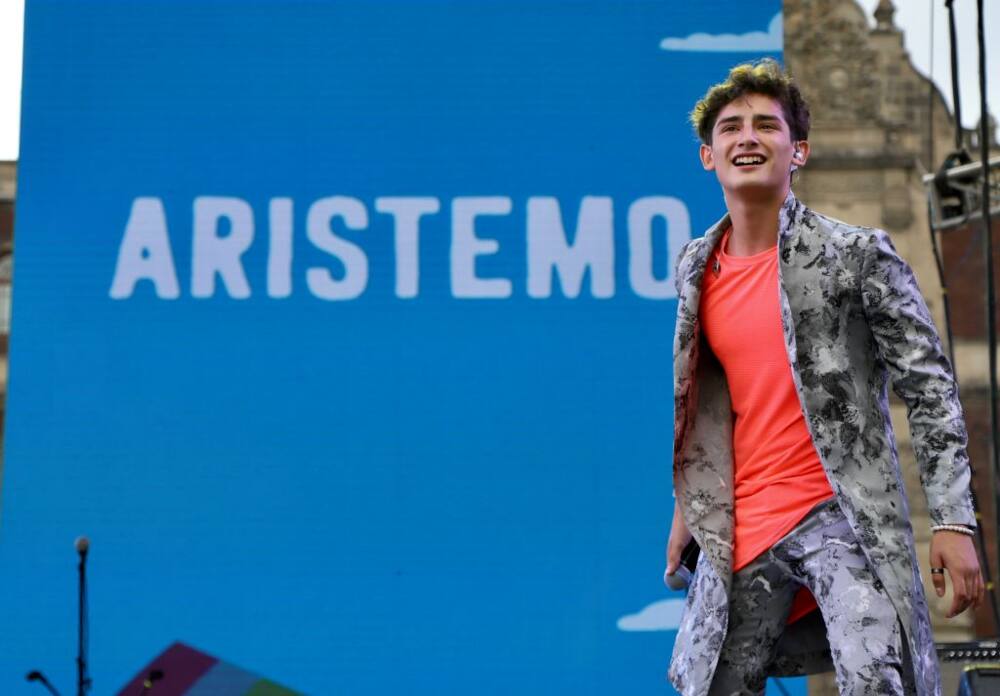 Emilio Osorio performed during the 41 LGBTTTI Pride Parade and concert in Mexico City, Mexico. Photo: Medios y Media.