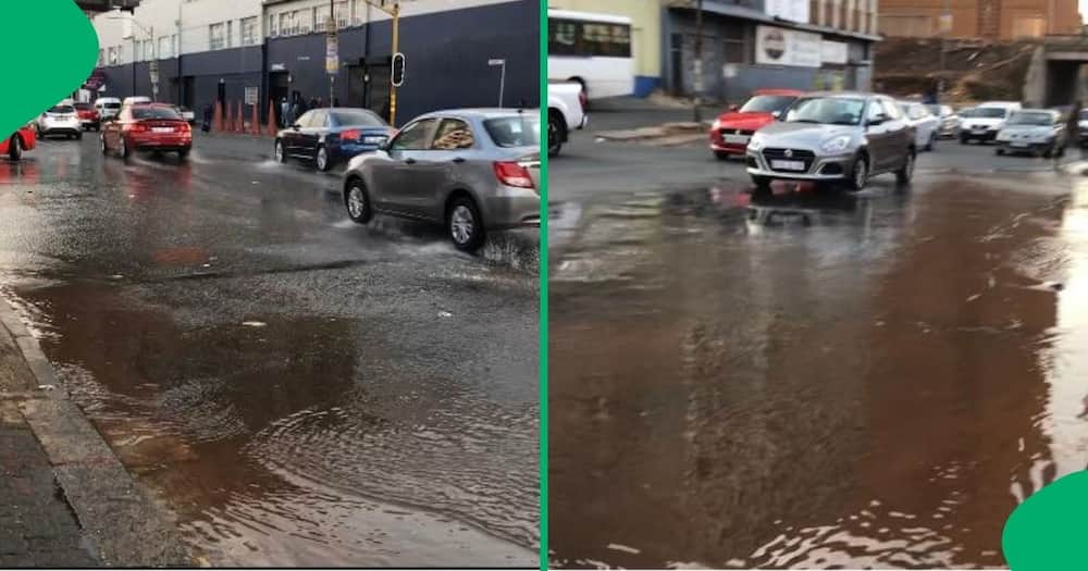Johannesburg CBD water leak worsens infrastructure woes