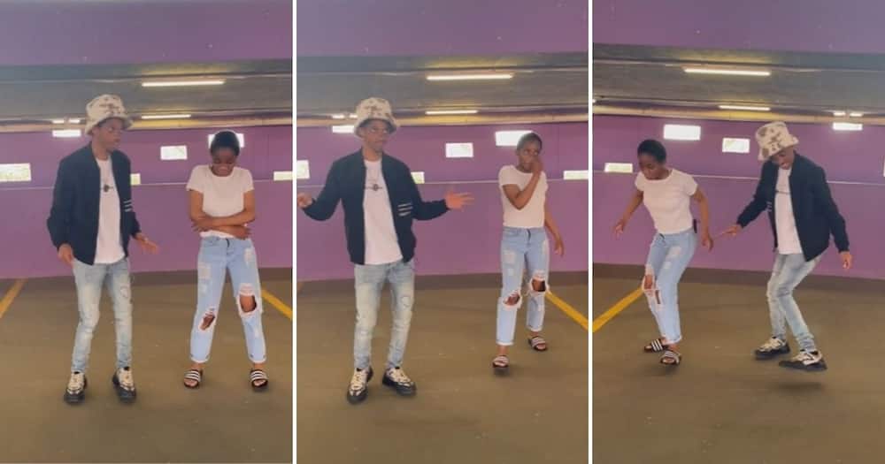 Social media influencer, William Last dancing with his sister on TikTok.