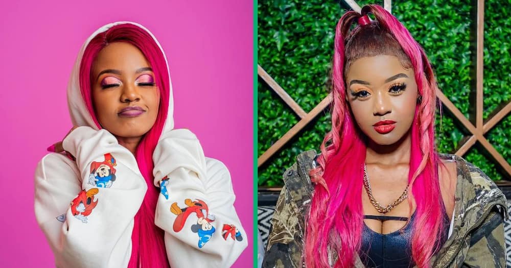 Babes Wodumo showed off her short hairstyle
