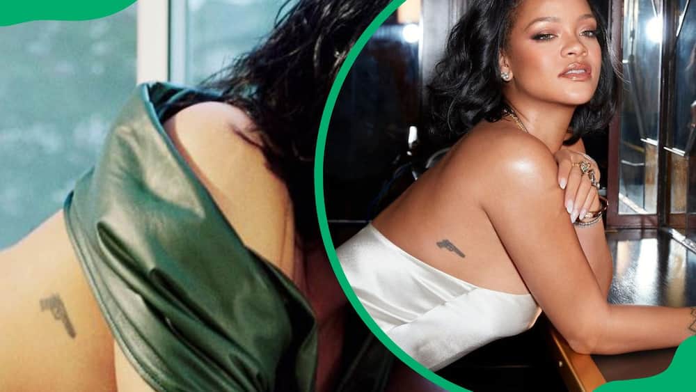 Rihanna's gun tattoo