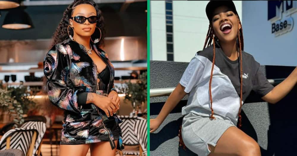 DJ Zinhle showed love to former 'Big Brother Mzansi' star Liema Pantsi.