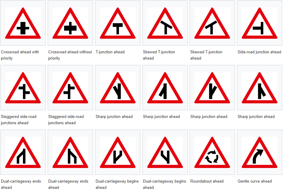 Road signs in South Africa and their meanings