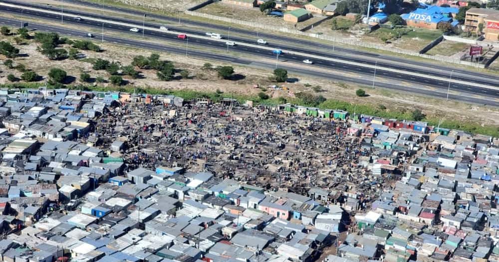 Joe Slovo Informal Settlement, Cape Town, Fire, Langa, disaster, homeless