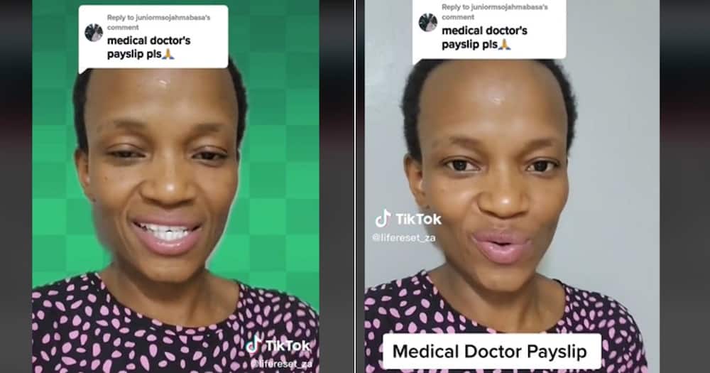 Woman on TikTok shared doctor's payslip