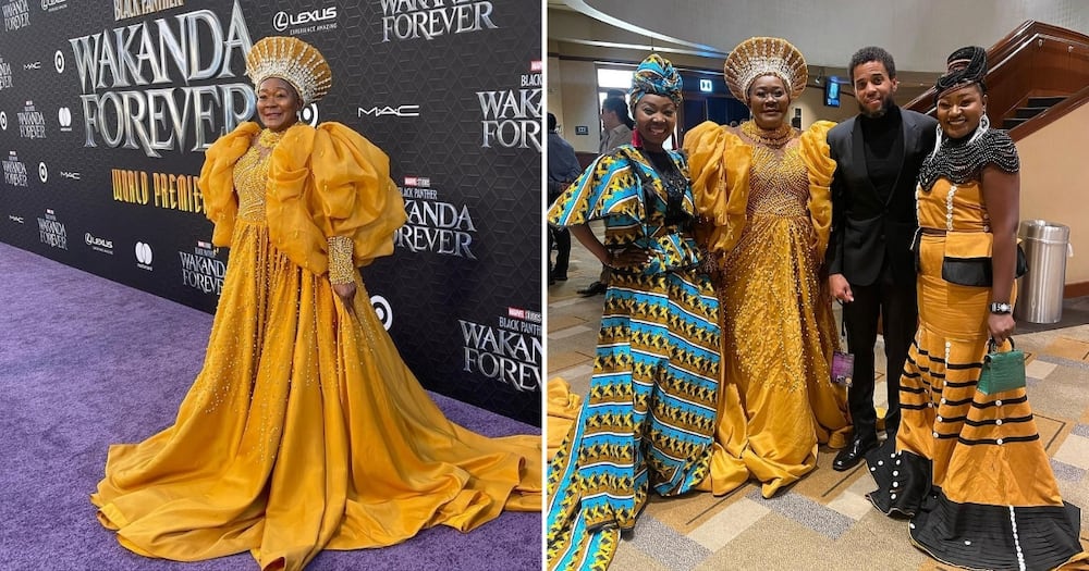 Connie Chiume Gives Fans an Inside Look at the ‘Black Panther’ Premiere ...