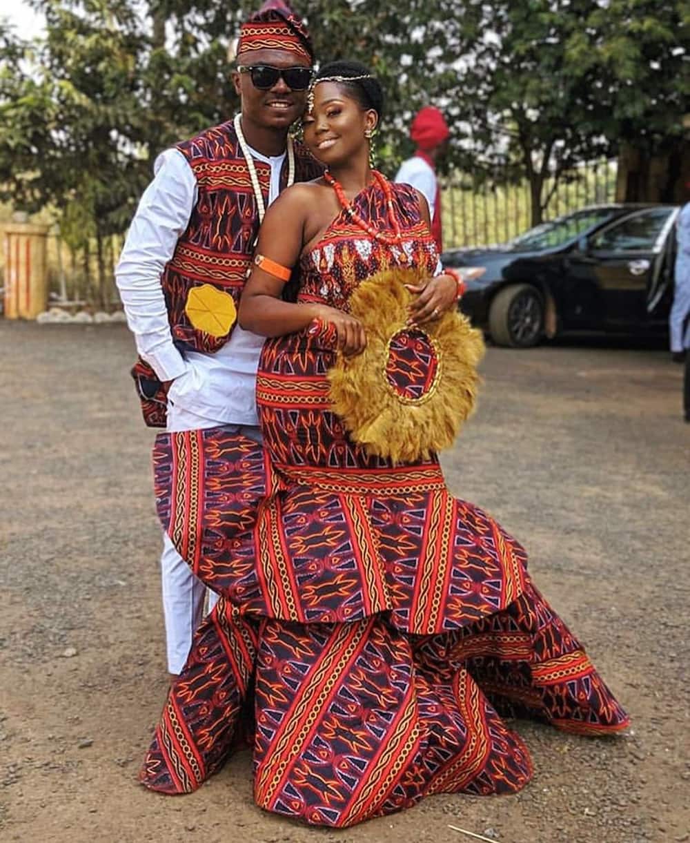 African traditional wedding dress