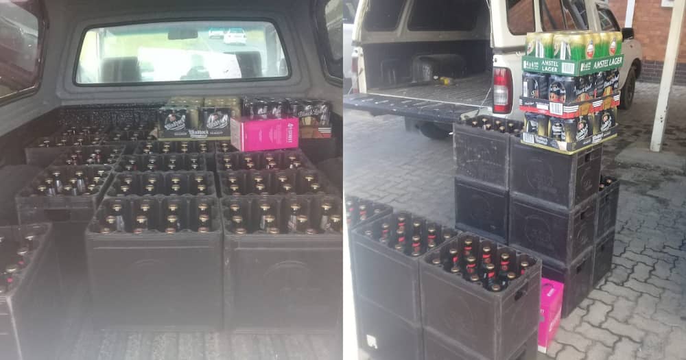 Mzansi reacts: Man caught transporting alcohol: "Try catch some real criminals"