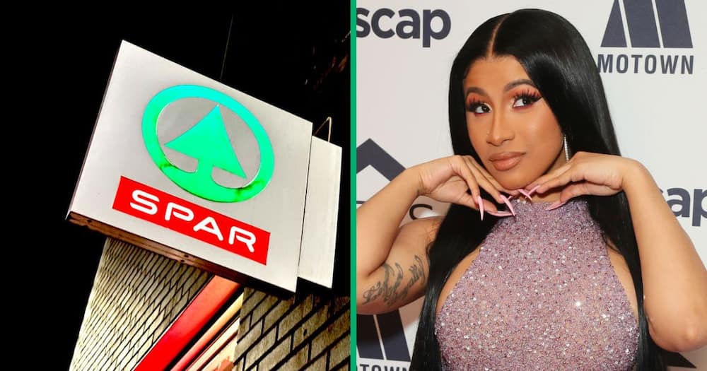 Cardi B lookalike spotted working at Spar