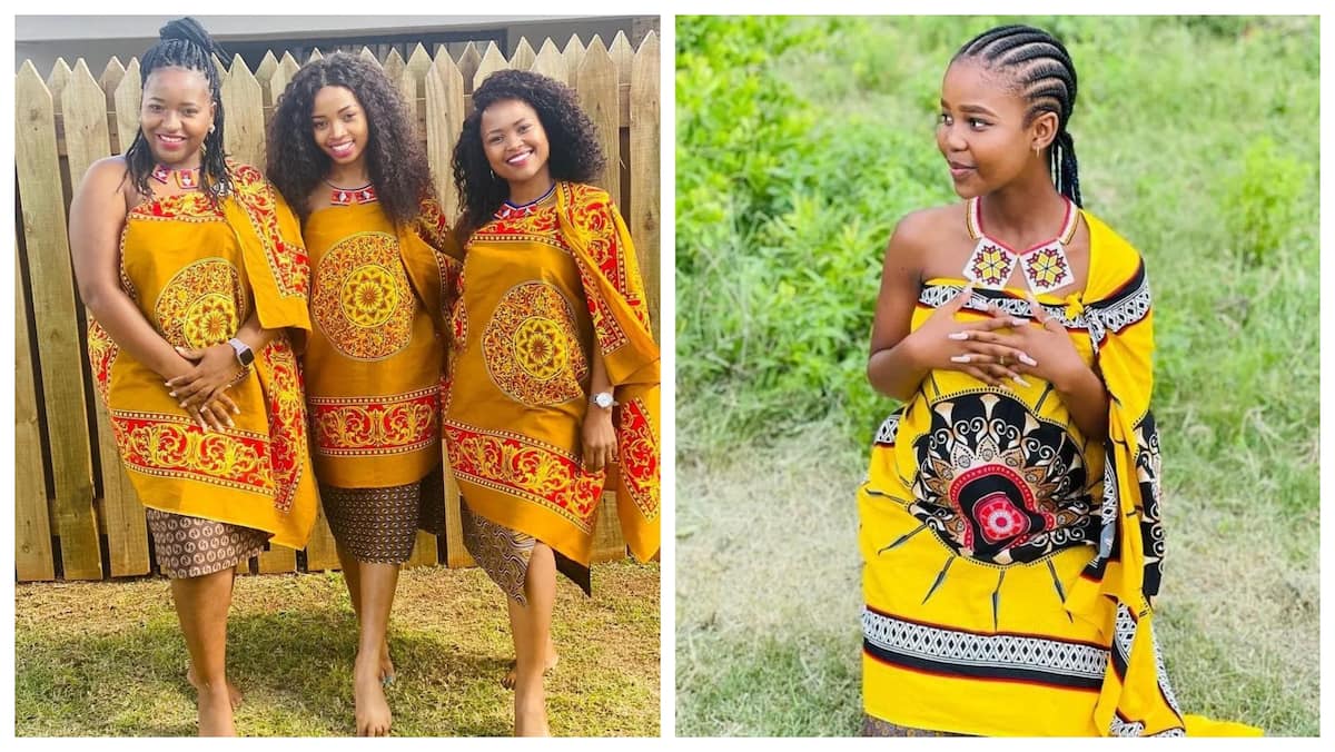 Swazi traditional 2024 attire dresses