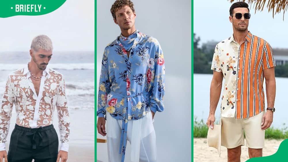 80+ trendy and fashionable men's beach outfit ideas for 2024 - Briefly ...