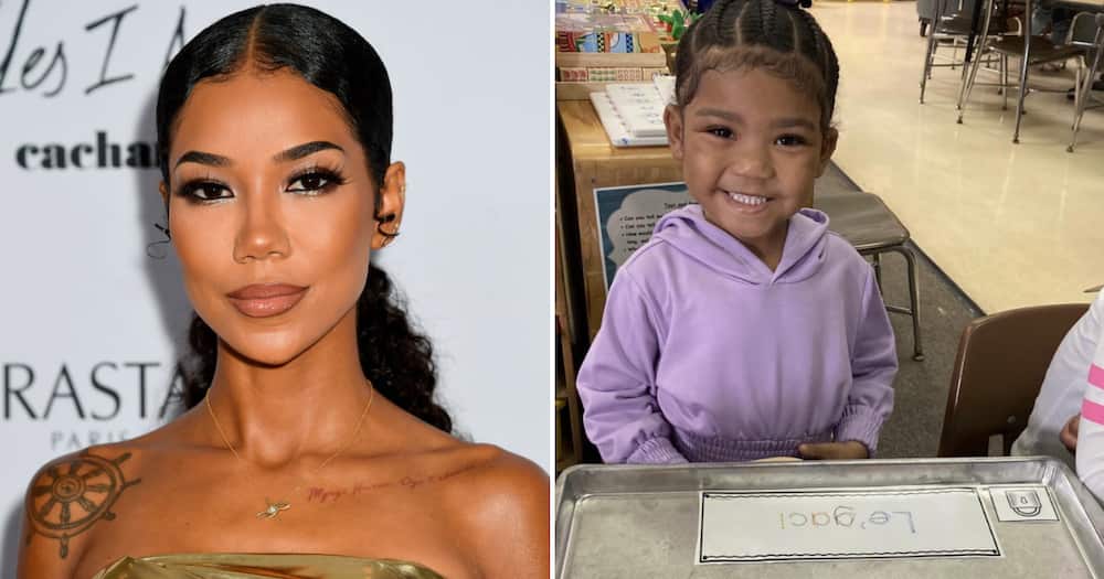 A mom shared a cute snap of her Jhene Aiko lookalike daughter.