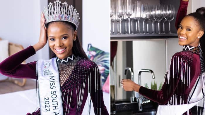 Miss SA winner moves into lux apartment, with cute pics posted at new stunning home
