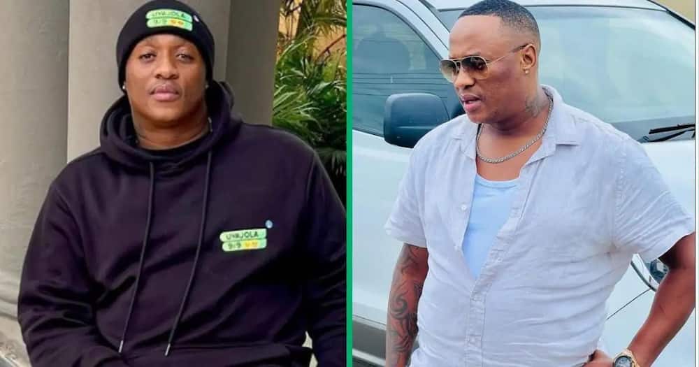 Jub Jub was shooting a new episode for 'Uyajola 9/9.'