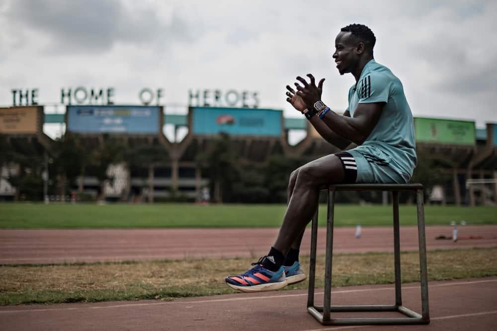 The 26-year-old turned to athletics six years ago after playing rugby sevens