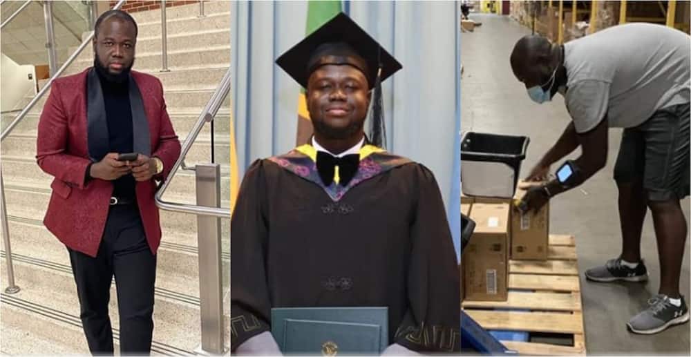 Nii Sackey: Ghanaian man who worked as Uber driver to earn master's graduates with 3.72 GPA
