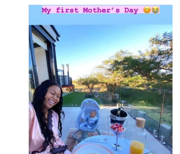 Minnie Dlamini Jones finally shows baby Netha’s face to the world